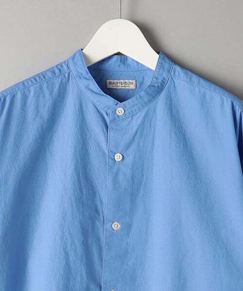 BEAUTY&YOUTH UNITED ARROWS(ビューティーアンドユースユナイテッドアローズ)の「オーガニックコットン バンドカラー フォルム テーパード シャツ(シャツ/ブラウス・メンズ・ホワイト/ライトブルー/ネイビー・S/M/L/XL)」の17枚目の写真