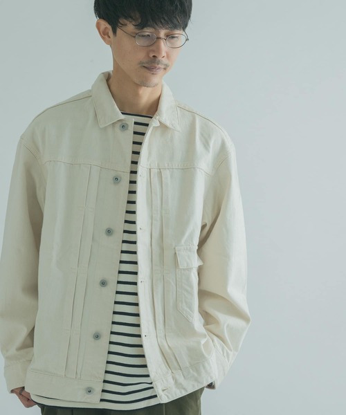 FORK&SPOON(フォークアンドスプーン)の「『セットアップ対応』FORK&SPOON デニムジャケット(デニムジャケット・メンズ・ホワイト系その他/ワンウォッシュ・4/5)」の3枚目の写真