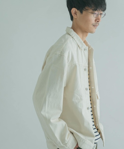FORK&SPOON(フォークアンドスプーン)の「『セットアップ対応』FORK&SPOON デニムジャケット(デニムジャケット・メンズ・ホワイト系その他/ワンウォッシュ・4/5)」の5枚目の写真