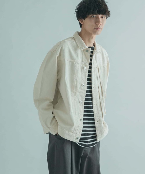 FORK&SPOON(フォークアンドスプーン)の「『セットアップ対応』FORK&SPOON デニムジャケット(デニムジャケット・メンズ・ホワイト系その他/ワンウォッシュ・4/5)」の8枚目の写真
