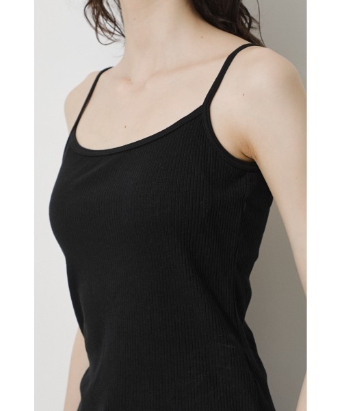 AZUL by moussy（アズールバイマウジー）の「BASIC BACK OPEN CAMISOLE/ベーシックバックオープンキャミソール（キャミソール・レディース・ホワイト/ブラック/キャメル/ライトベージュ・SMALL/MEDIUM）」の18枚目の写真