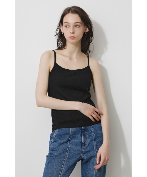AZUL by moussy（アズールバイマウジー）の「BASIC BACK OPEN CAMISOLE/ベーシックバックオープンキャミソール（キャミソール・レディース・ホワイト/ブラック/キャメル/ライトベージュ・SMALL/MEDIUM）」の19枚目の写真