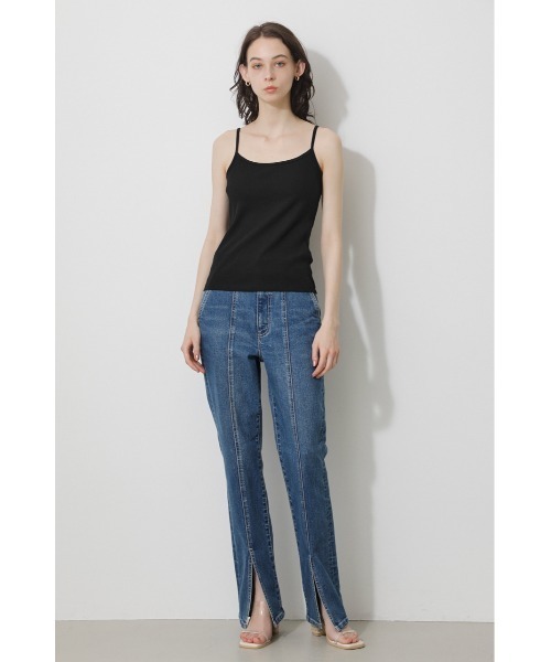 AZUL by moussy（アズールバイマウジー）の「BASIC BACK OPEN CAMISOLE/ベーシックバックオープンキャミソール（キャミソール・レディース・ホワイト/ブラック/キャメル/ライトベージュ・SMALL/MEDIUM）」の20枚目の写真