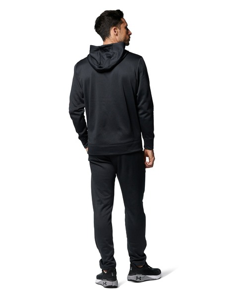 UNDER ARMOUR(アンダーアーマー)の「UAアーマーフリース バーロゴ フルジップ フ―ディー(トレーニング/メンズ)(スウェット・メンズ・ブラック/ブラック×レッド/グレー/ネイビー・S/M/L/XL/XXL/3XL)」の21枚目の写真
