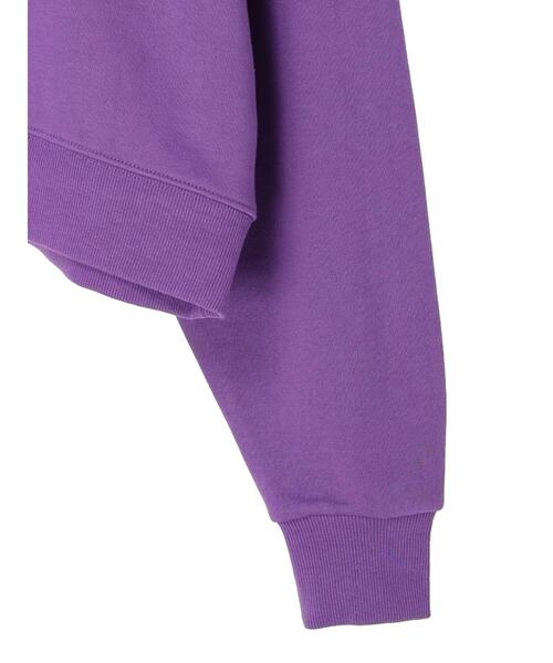 earth music&ecology（アースミュージックアンドエコロジー）の「ショート丈カラーパーカー（パーカー・レディース・ブラック/パープル/グリーン/マスタード/ライトベージュ・FREE）」の18枚目の写真