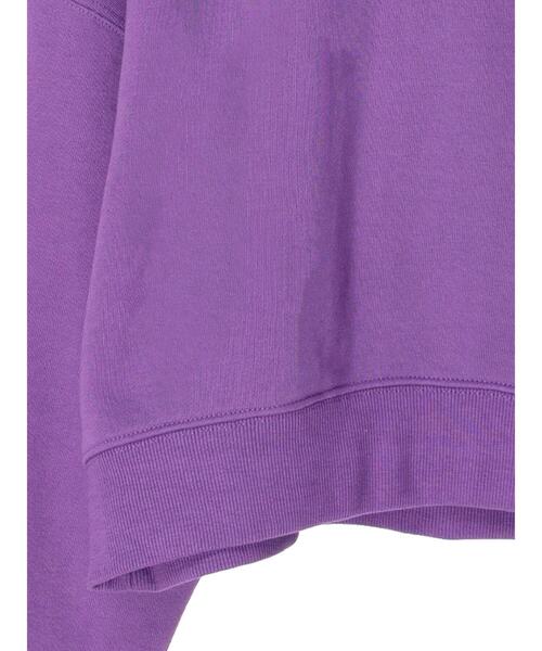 earth music&ecology（アースミュージックアンドエコロジー）の「ショート丈カラーパーカー（パーカー・レディース・ブラック/パープル/グリーン/マスタード/ライトベージュ・FREE）」の19枚目の写真