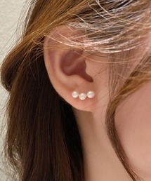 YU-KA : パール＆タッセル２WAYピアス