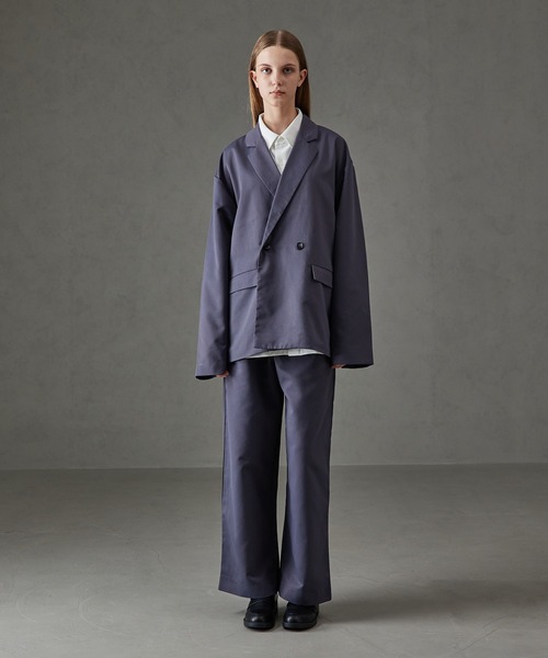 cussil(クシル)の「【cussil/クシル】ドレスツイル 1タックワイドストレートスラックス(スラックス・メンズ・チャコールグレー/ブラック/オフホワイト・M/S/L)」の21枚目の写真