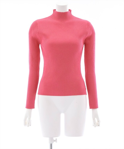 clear(クリア)の「ハイゲージハイネックニットトップス(ニット/セーター・レディース・ピンク/オレンジ/ブルー/ライトグリーン/アイボリー/ブラック/グレイッシュベージュ/グリーン/オレンジ系その他2/ブルー系その他2/ピンク系その他2/ブラウン/ピンク系その他3/ブルー系その他3・F)」の10枚目の写真