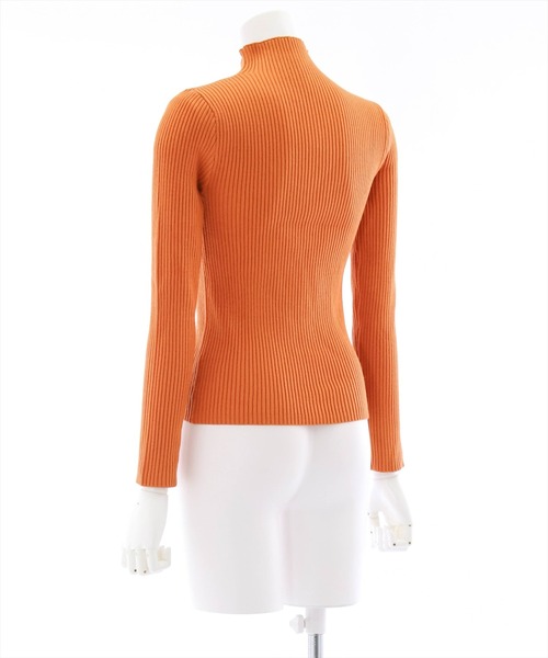 clear(クリア)の「ハイゲージハイネックニットトップス(ニット/セーター・レディース・ピンク/オレンジ/ブルー/ライトグリーン/アイボリー/ブラック/グレイッシュベージュ/グリーン/オレンジ系その他2/ブルー系その他2/ピンク系その他2/ブラウン/ピンク系その他3/ブルー系その他3・F)」の15枚目の写真