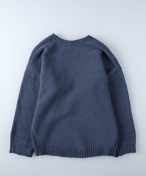 HONEYSUCKLE ROSE（ハニーサックルローズ）の「【HONEYSUCKLE ROSE】モールニットカーデ（カーディガン/ボレロ・レディース・オフホワイト/ダークグレー/ブルー・M/L）」の5枚目の写真