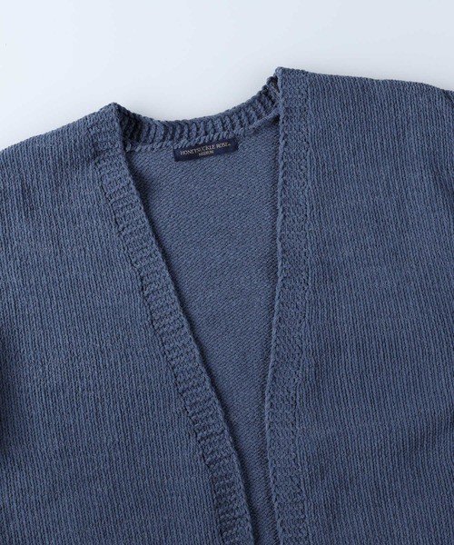 HONEYSUCKLE ROSE（ハニーサックルローズ）の「【HONEYSUCKLE ROSE】モールニットカーデ（カーディガン/ボレロ・レディース・オフホワイト/ダークグレー/ブルー・M/L）」の6枚目の写真