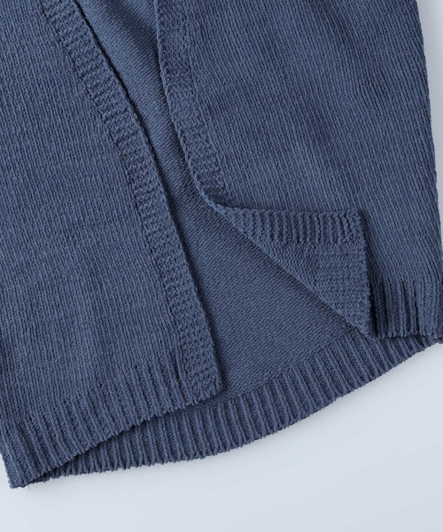 HONEYSUCKLE ROSE（ハニーサックルローズ）の「【HONEYSUCKLE ROSE】モールニットカーデ（カーディガン/ボレロ・レディース・オフホワイト/ダークグレー/ブルー・M/L）」の8枚目の写真
