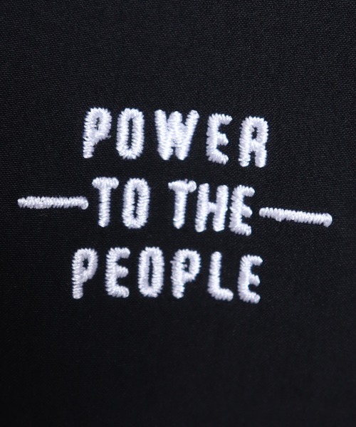 POWER TO THE PEOPLE（パワートゥーザピープル）の「POWER TO THE PEOPLE MV 切替スタンドジャケット（ナイロンジャケット・メンズ・A/C/B・M/L）」の21枚目の写真