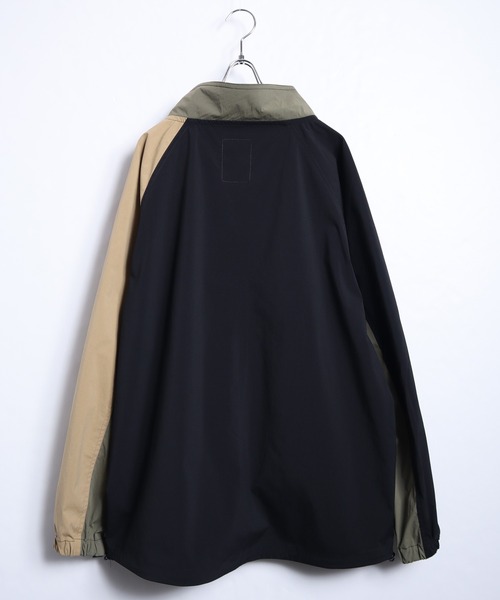 POWER TO THE PEOPLE（パワートゥーザピープル）の「POWER TO THE PEOPLE MV 切替スタンドジャケット（ナイロンジャケット・メンズ・A/C/B・M/L）」の5枚目の写真