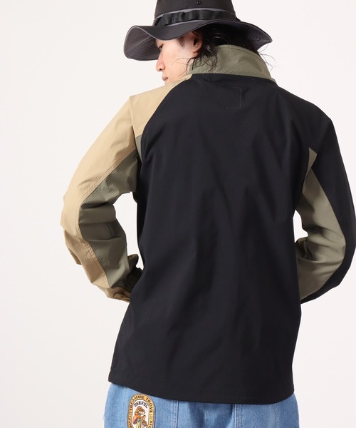 POWER TO THE PEOPLE（パワートゥーザピープル）の「POWER TO THE PEOPLE MV 切替スタンドジャケット（ナイロンジャケット・メンズ・A/C/B・M/L）」の9枚目の写真