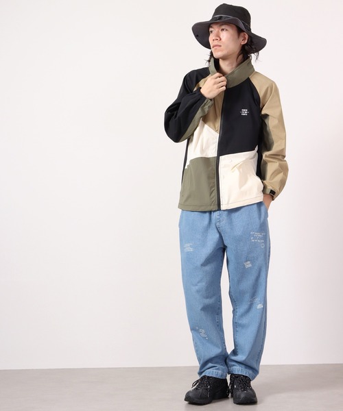 POWER TO THE PEOPLE（パワートゥーザピープル）の「POWER TO THE PEOPLE MV 切替スタンドジャケット（ナイロンジャケット・メンズ・A/C/B・M/L）」の10枚目の写真