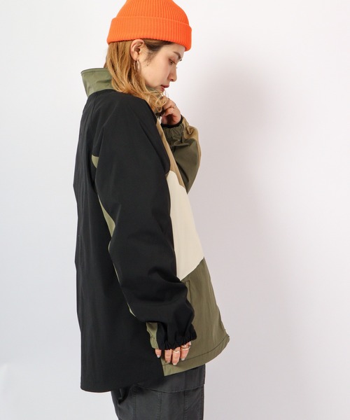 POWER TO THE PEOPLE（パワートゥーザピープル）の「POWER TO THE PEOPLE MV 切替スタンドジャケット（ナイロンジャケット・メンズ・A/C/B・M/L）」の14枚目の写真