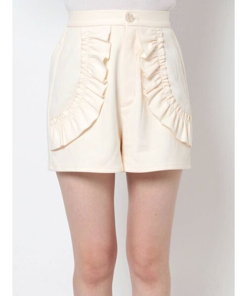 merry jenny（メリージェニー）の「ラウンドフリルショートパンツ（その他パンツ・レディース・アイボリー/ブラック・FREE）」の21枚目の写真