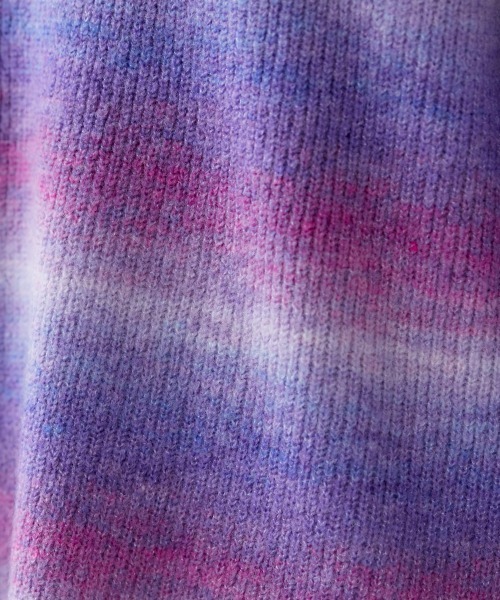 miclat（ミクラ）の「大きいサイズ　グラデーションニット　miclat（ニット/セーター・レディース・ブルー系/パープル系・LL/3L/4L/L）」の17枚目の写真
