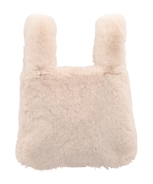 coca（coca）（コカ）の「フェイクファーバッグ（ハンドバッグ・レディース・アイボリー/キャメル/ピンク系その他/チャコール・ONE SIZE）」の18枚目の写真