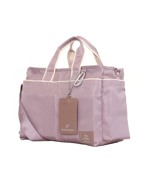 SALON de RUBAN(サロンドルヴァン)の「【SALON de RUBAN / サロン ド ルヴァン】 × We Nursing 2wayハンドバッグ(トートバッグ・レディース・ベージュ/ブラック/グレー/パープル/ライトベージュ/ライトブルー/モカ/カーキ・FREE)」の8枚目の写真