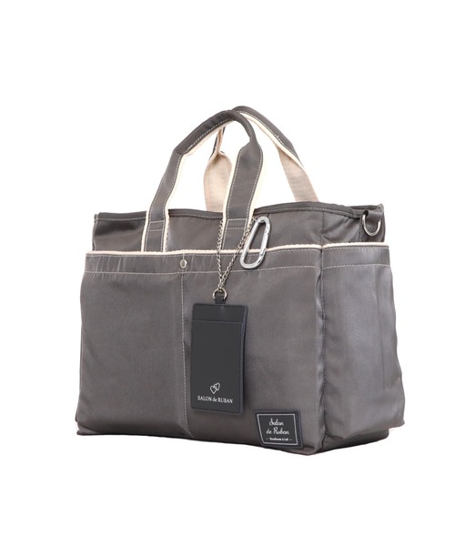 SALON de RUBAN(サロンドルヴァン)の「【SALON de RUBAN / サロン ド ルヴァン】 × We Nursing 2wayハンドバッグ(トートバッグ・レディース・ベージュ/ブラック/グレー/パープル/ライトベージュ/ライトブルー/モカ/カーキ・FREE)」の3枚目の写真