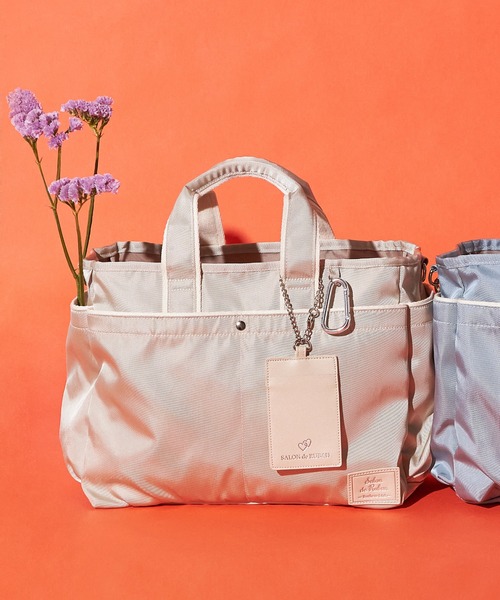 SALON de RUBAN(サロンドルヴァン)の「【SALON de RUBAN / サロン ド ルヴァン】 × We Nursing 2wayハンドバッグ(トートバッグ・レディース・ベージュ/ブラック/グレー/パープル/ライトベージュ/ライトブルー/モカ/カーキ・FREE)」の5枚目の写真
