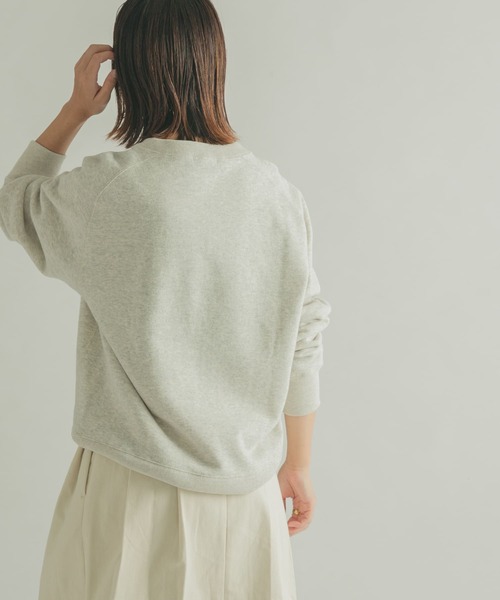 FORK&SPOON(フォークアンドスプーン)の「FORK&SPOON ミーナクルーネックスウェット(スウェット・レディース・ホワイト系その他/ネイビー/イエロー系その他・1/2)」の6枚目の写真