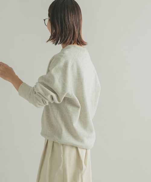 FORK&SPOON(フォークアンドスプーン)の「FORK&SPOON ミーナクルーネックスウェット(スウェット・レディース・ホワイト系その他/ネイビー/イエロー系その他・1/2)」の7枚目の写真