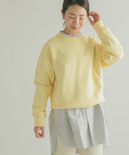 FORK&SPOON(フォークアンドスプーン)の「FORK&SPOON ミーナクルーネックスウェット(スウェット・レディース・ホワイト系その他/ネイビー/イエロー系その他・1/2)」の17枚目の写真
