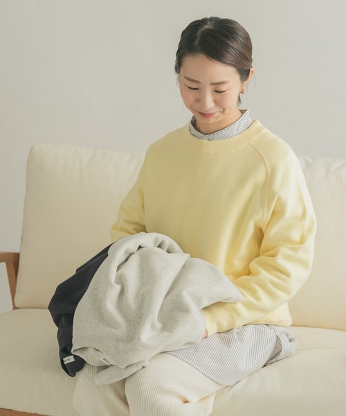 FORK&SPOON(フォークアンドスプーン)の「FORK&SPOON ミーナクルーネックスウェット(スウェット・レディース・ホワイト系その他/ネイビー/イエロー系その他・1/2)」の22枚目の写真