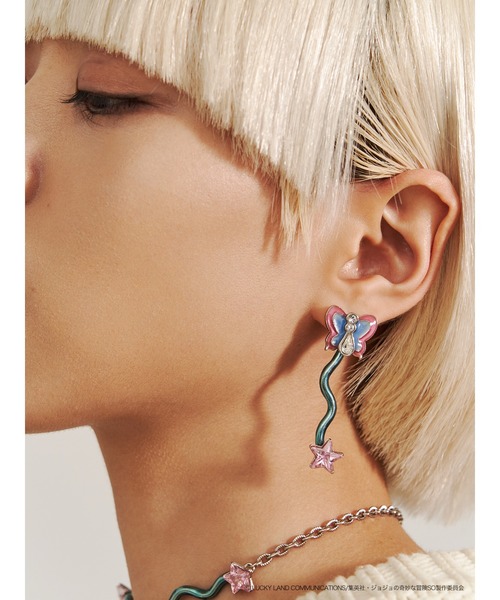 PAMEO POSE(パメオポーズ)の「【ジョジョの奇妙な冒険 ストーンオーシャン×PAMEO POSE】S・Fイヤリング(イヤリング・レディース・シルバー・FREE)」の12枚目の写真