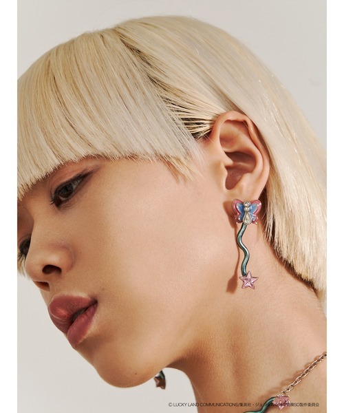 PAMEO POSE(パメオポーズ)の「【ジョジョの奇妙な冒険 ストーンオーシャン×PAMEO POSE】S・Fイヤリング(イヤリング・レディース・シルバー・FREE)」の10枚目の写真