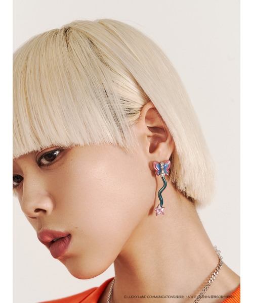 PAMEO POSE(パメオポーズ)の「【ジョジョの奇妙な冒険 ストーンオーシャン×PAMEO POSE】S・Fイヤリング(イヤリング・レディース・シルバー・FREE)」の11枚目の写真