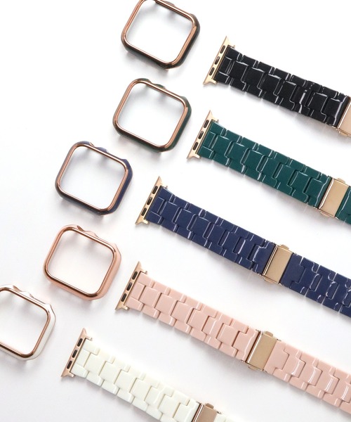 アップルウォッチ　カスタム　カバーベルトセット アップルウォッチカバーケースApple Watchバンド ベルト ラバー D