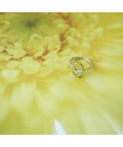 ANEVER（アンエバー）の「09 LOGO リング（リング・レディース・ゴールド系/シルバー系・F）」の2枚目の写真