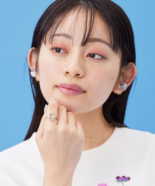 ANEVER（アンエバー）の「09 LOGO リング（リング・レディース・ゴールド系/シルバー系・F）」の4枚目の写真