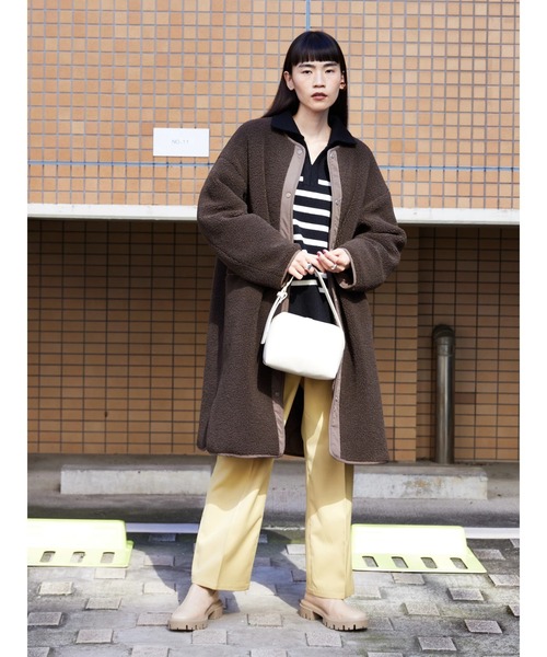 AMERICAN HOLIC（アメリカンホリック）の「衿付きニットプルオーバー（ニット/セーター・レディース・ネイビー/アイボリー/キャメル/その他7・M/L）」の12枚目の写真