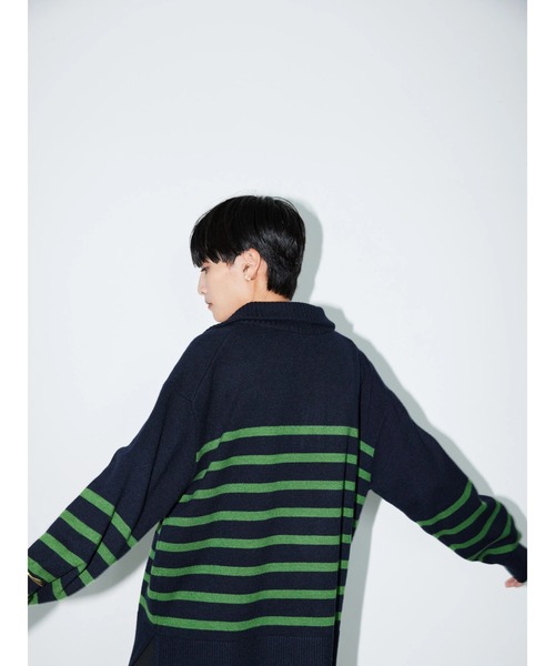 AMERICAN HOLIC（アメリカンホリック）の「衿付きニットプルオーバー（ニット/セーター・レディース・ネイビー/アイボリー/キャメル/その他7・M/L）」の21枚目の写真