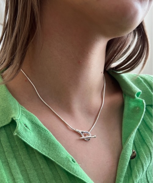 ciite'（シーテ）の「マンテルモチーフ チェーンネックレス（ネックレス・レディース・ゴールド/シルバー・FREE）」の5枚目の写真