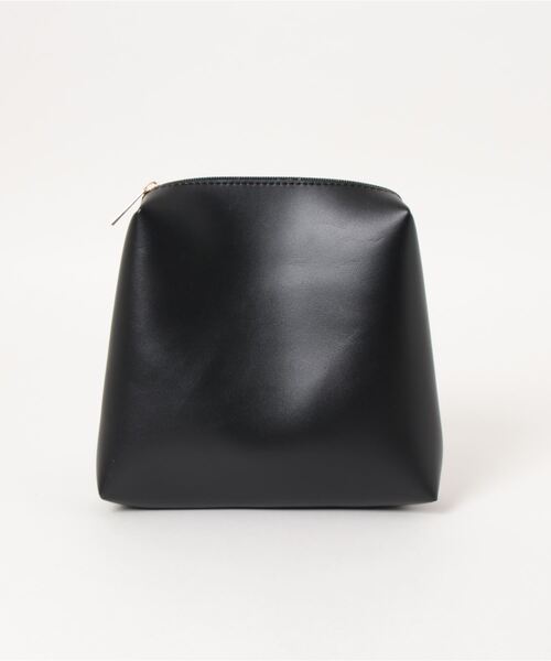 IAMUSE（アイアミューズ）の「ワイドベルトフェイクレザーショルダーバッグ　ポーチセット S0839【IAMUSE】（ショルダーバッグ・レディース・ブラック/ブラウン・FREE）」の20枚目の写真