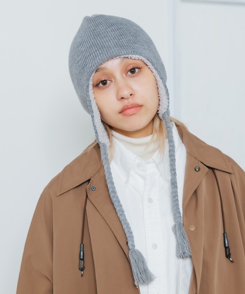CASTANO(カスターノ)の「CASTANO/カスターノ CA KNIT GUIDE WATCH ニット帽(ニットキャップ/ビーニー・メンズ・グレー/ブラック/ダークグレー/ベージュ・57~59cm)」の12枚目の写真