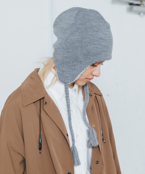 CASTANO(カスターノ)の「CASTANO/カスターノ CA KNIT GUIDE WATCH ニット帽(ニットキャップ/ビーニー・メンズ・グレー/ブラック/ダークグレー/ベージュ・57~59cm)」の13枚目の写真