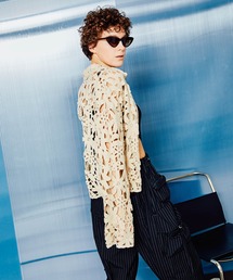 MAISON SPECIAL レース クロップドシャツ FREE 【公式通販】