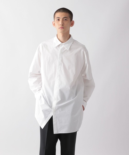 STERNBERG(スタンバーグ)の「STERNBERG/ブロードカラーシャツ/352640(シャツ/ブラウス・メンズ・ブラック/ホワイト・MEDIUM/SMALL/LARGE)」の6枚目の写真
