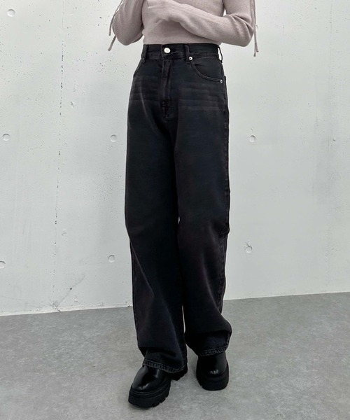 アルベロベロの薄いデニムパンツ　柄有り 80's Levi's 505 デニムパンツ 良色落ち 表記(34x30) USA製