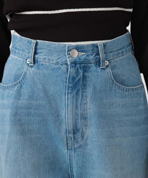 archives(アルシーヴ)の「ストレートデニム(デニムパンツ・レディース・ブラック/オフホワイト/ブルー/サックスブルー/ネイビー・SMALL/MEDIUM)」の6枚目の写真