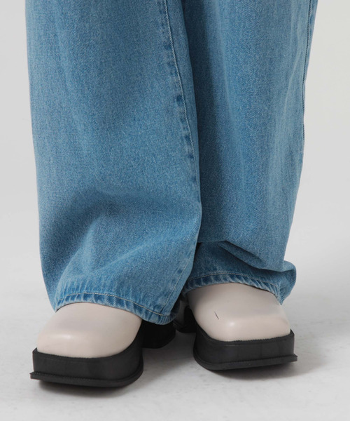 archives(アルシーヴ)の「ストレートデニム(デニムパンツ・レディース・ブラック/オフホワイト/ブルー/サックスブルー/ネイビー・SMALL/MEDIUM)」の8枚目の写真