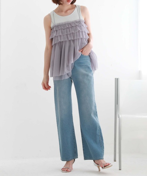 archives(アルシーヴ)の「ストレートデニム(デニムパンツ・レディース・ブラック/オフホワイト/ブルー/サックスブルー/ネイビー・SMALL/MEDIUM)」の16枚目の写真